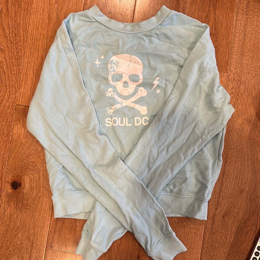 SOULCYCLE aqua sweater